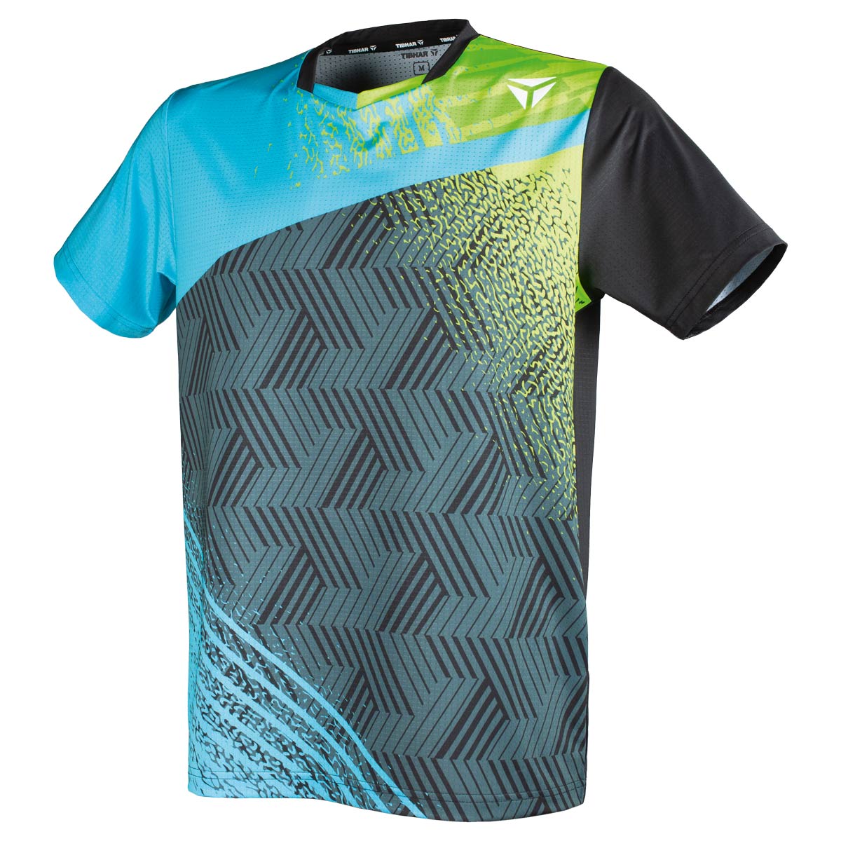 Tibhar Shirt Paint Black Lightblue - Killypong