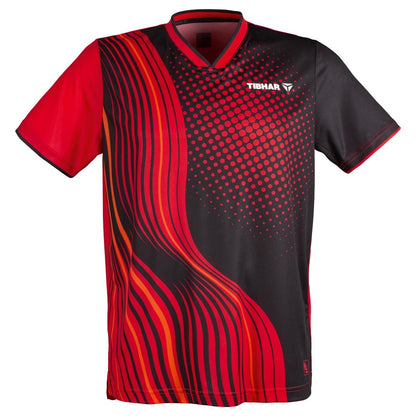 Tibhar Shirt L2 River Black Red - Killypong