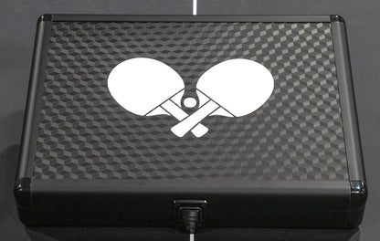 Table Tennis Aluminium Case Black