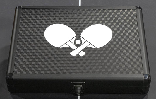 Table Tennis Aluminium Case Black