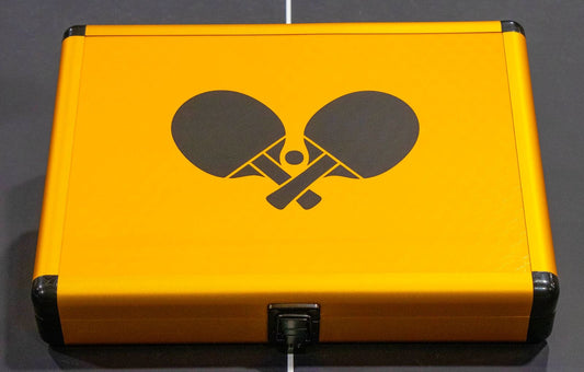 Table Tennis Aluminium Case Orange