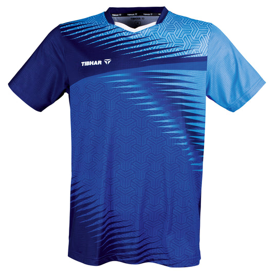 'Tibhar TT-Shirt Azur Blue - Navy Blue