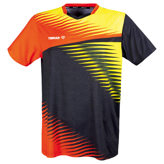 'Tibhar TT-Shirt Azur Orange -  Black
