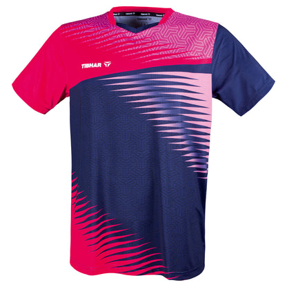 'Tibhar TT-Shirt Azur Pink Dark Blue