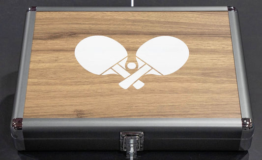 Table Tennis Aluminium Case Wood