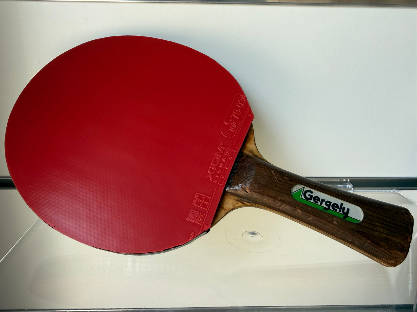 Killypong Table Tennis Bat Butterfly Gergely Black Label Tamca 5000 Carbon | 2x Xiom Sigma II Pro