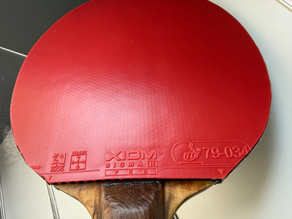 Killypong Table Tennis Bat Butterfly Gergely Black Label Tamca 5000 Carbon | 2x Xiom Sigma II Pro