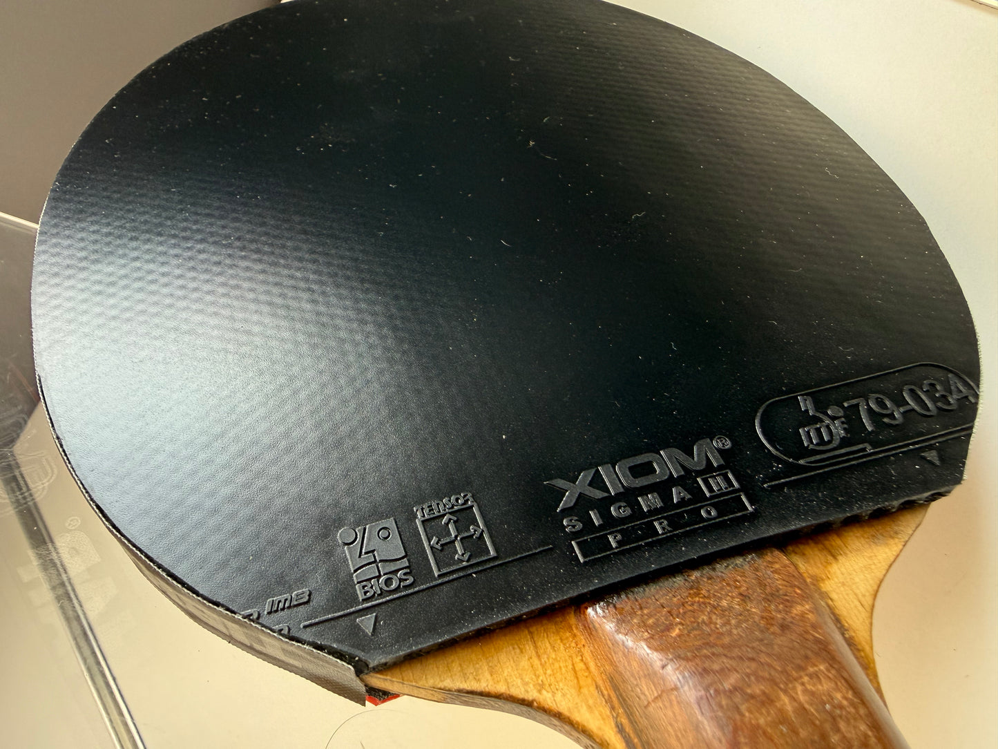 Killypong Table Tennis Bat Butterfly Gergely Black Label Tamca 5000 Carbon | 2x Xiom Sigma II Pro