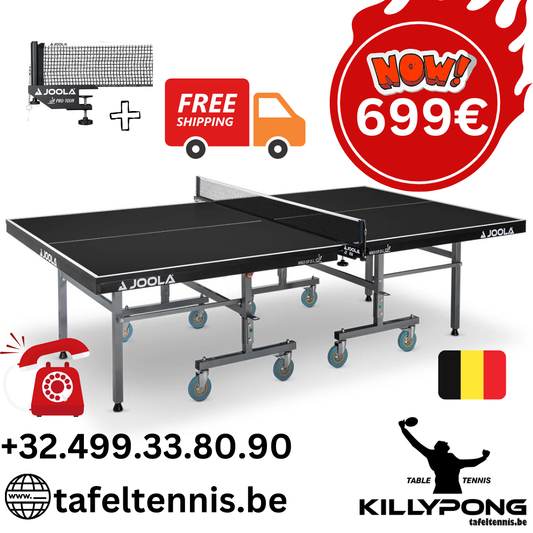 Joola Indoor World Cup BLACK 25mm + NET + Gratis Levering - Killypong