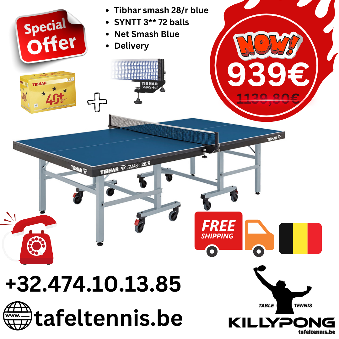 Tibhar Smash 28/R Blue PROMO package