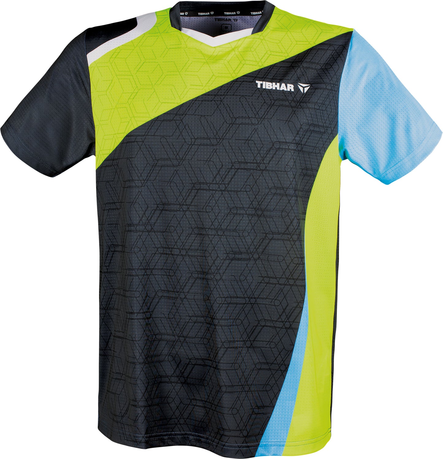 Tibhar TT-Shirt Sol Yellow Lightblue