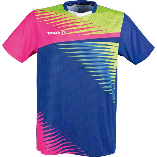 Tibhar TT-Shirt Azur Pink Yellow Blue
