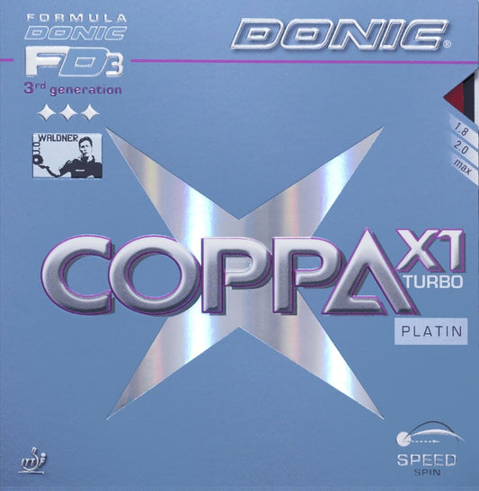 Donic Coppa X1 Turbo Platin - Killypong